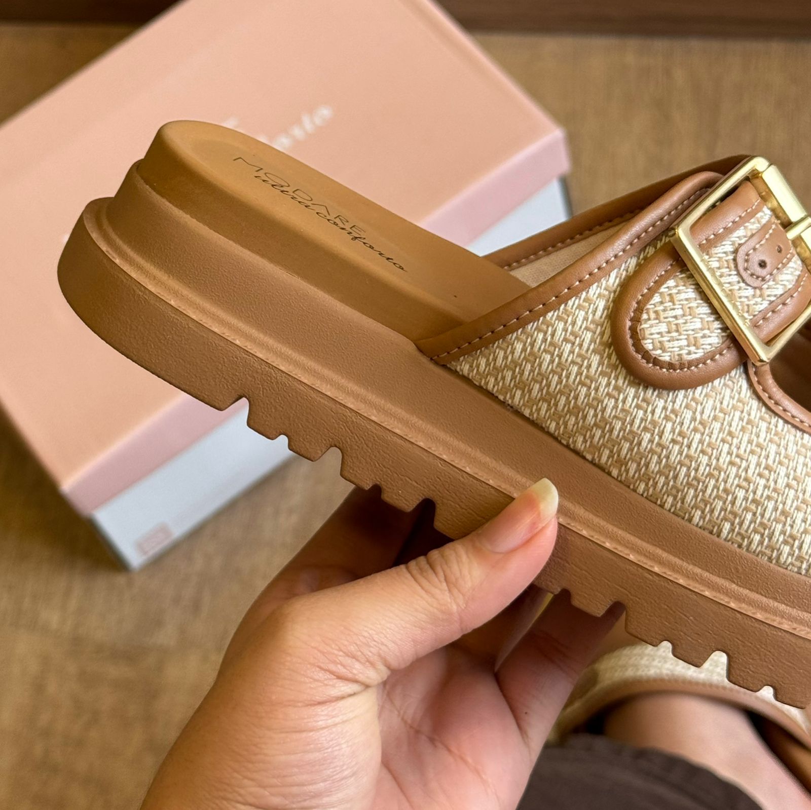 Sandália Modare Tiras de Crochê 7200.104