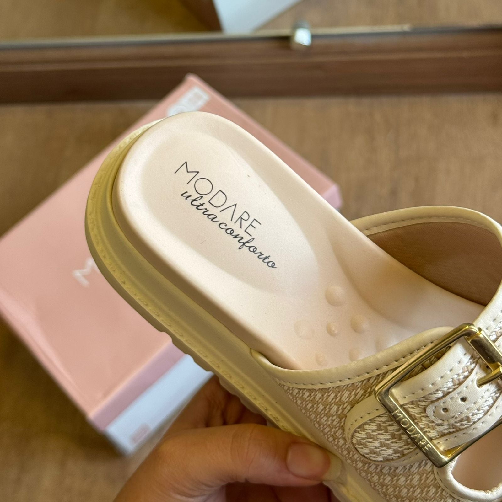 Sandália Modare Tiras de Crochê 7200.104