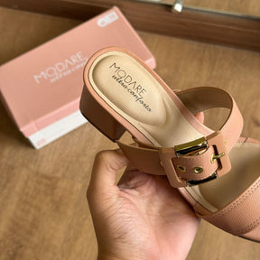 Sandália Modare Salto Bloco Fivela 7172.124