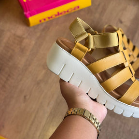Sandália Moleca FlatForm Tiras Grossas 5536.103