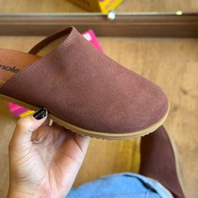 Mule Moleca Camurça Tendência 5743.207