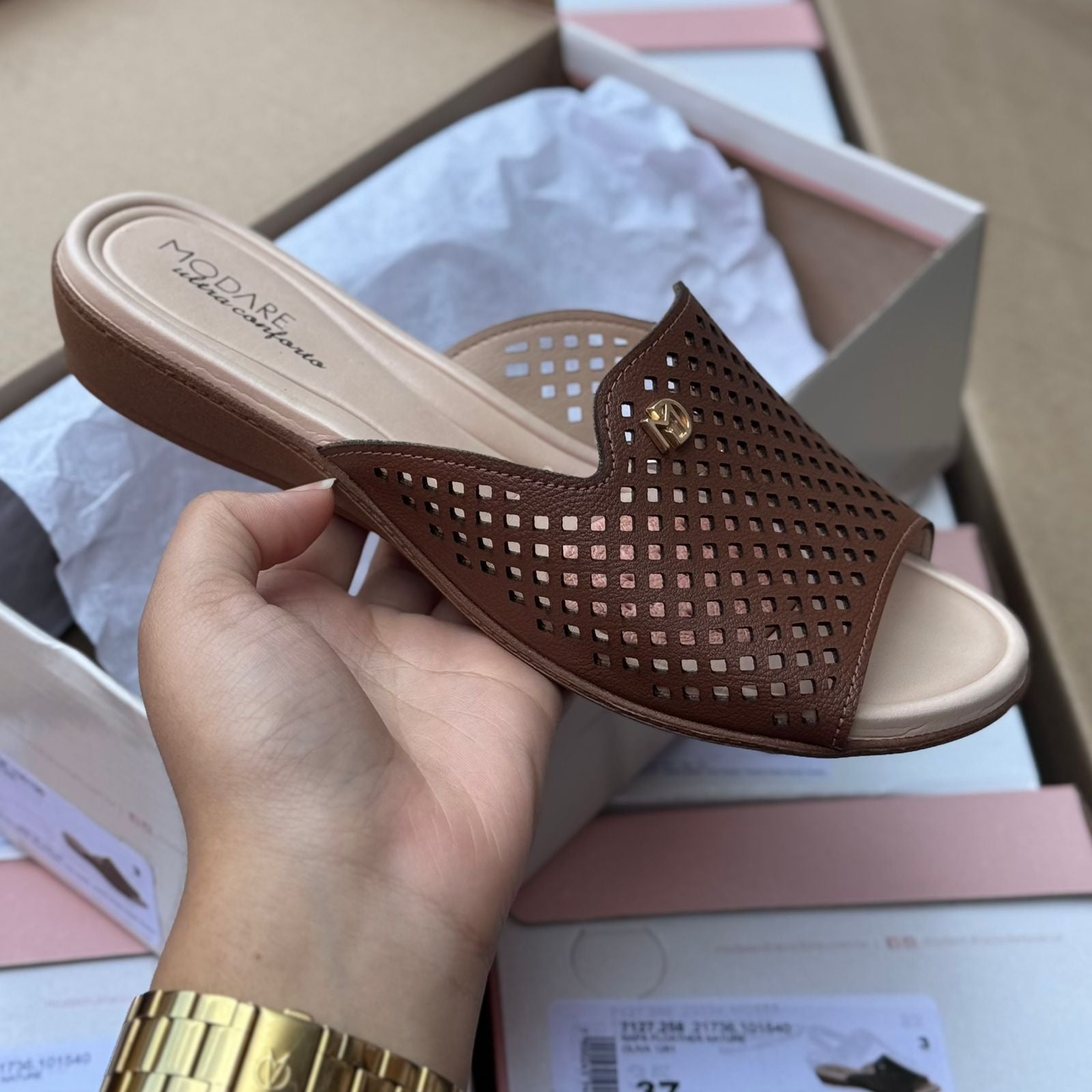 Sandália Modare Rasteira Slide 7127.258