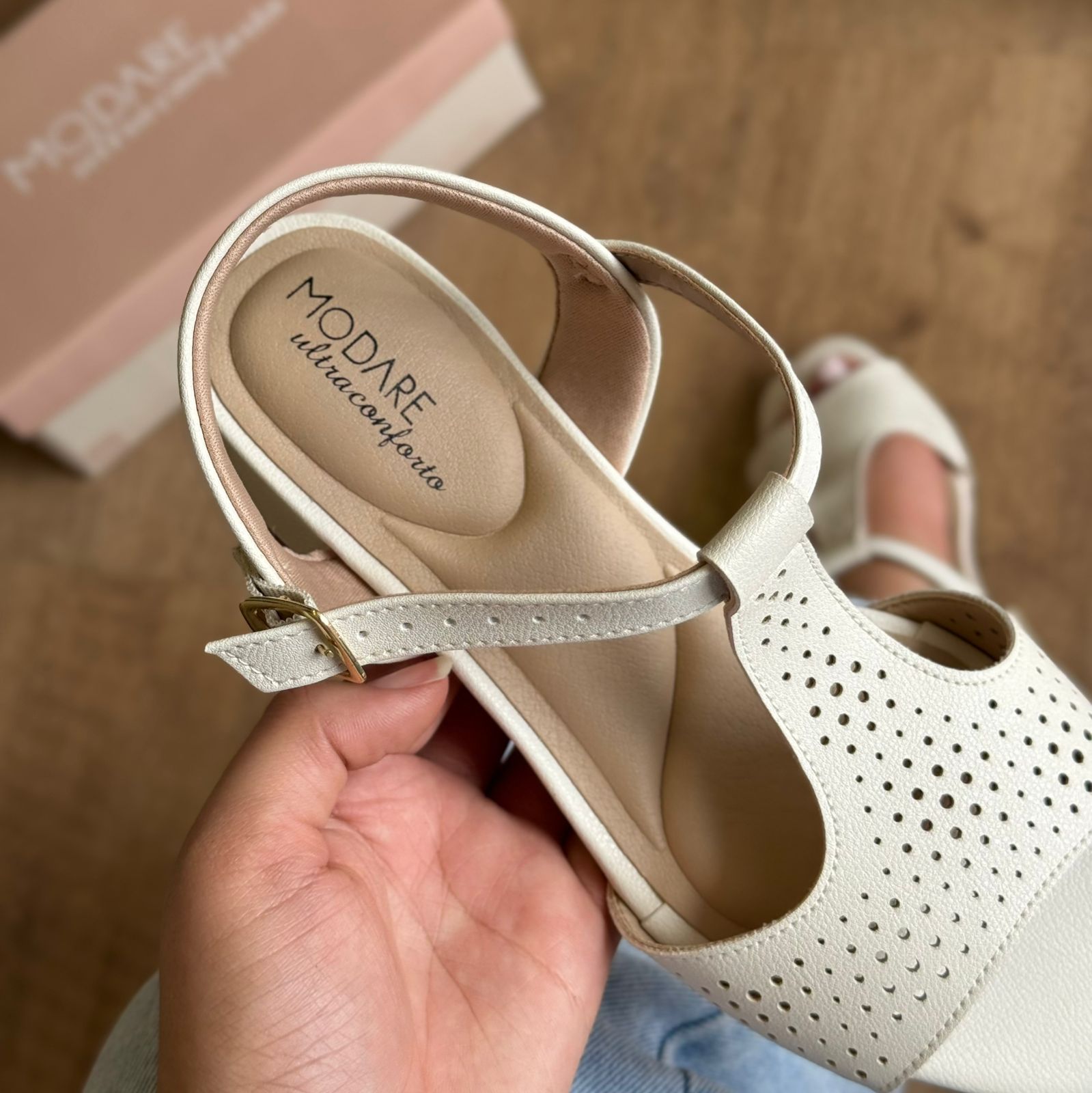 Sandália Modare Salto Baixo 7211.109