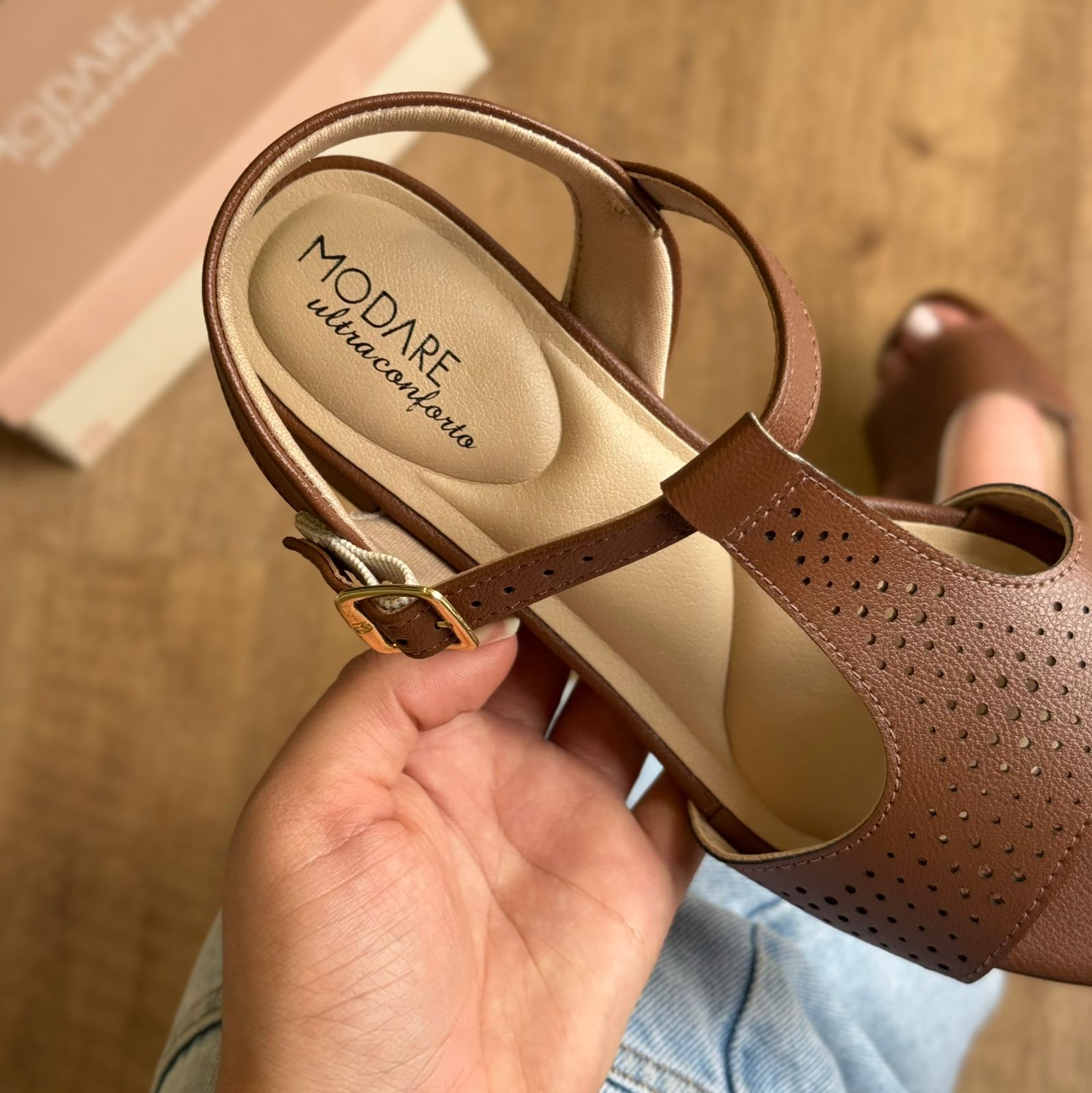 Sandália Modare Salto Baixo 7211.109