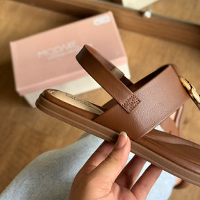 Sandália Modare Rasteira Com Pedrarias 7212.103