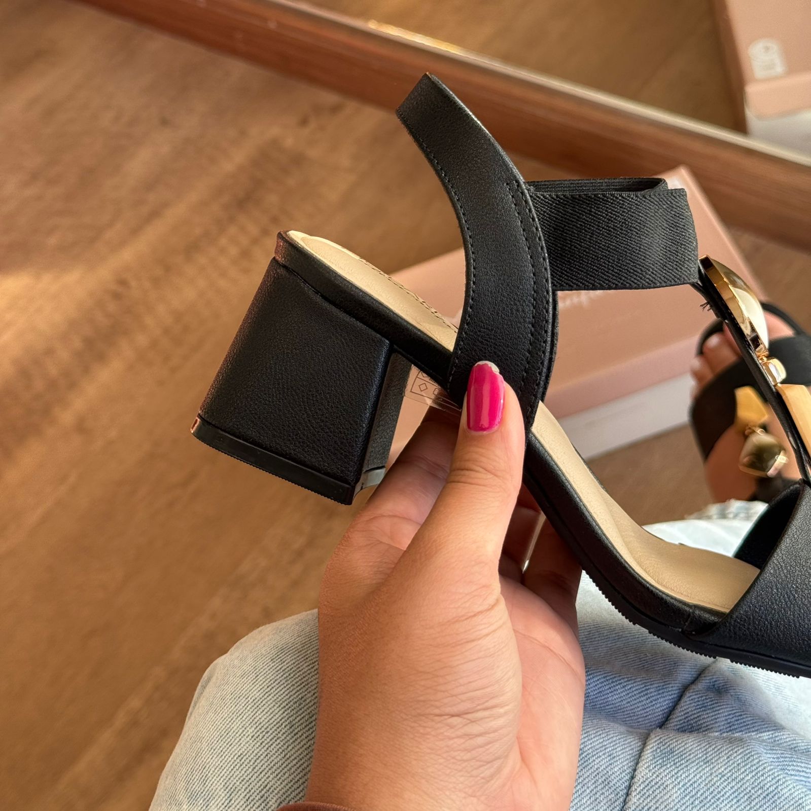 Sandália Modare Salto Bloco Médio 7172.113