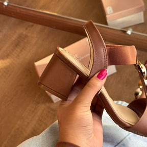 Sandália Modare Salto Bloco Médio 7172.113