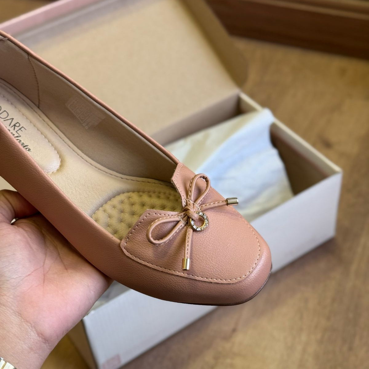 Mocassim Modare Detalhe de Laço 7016.461