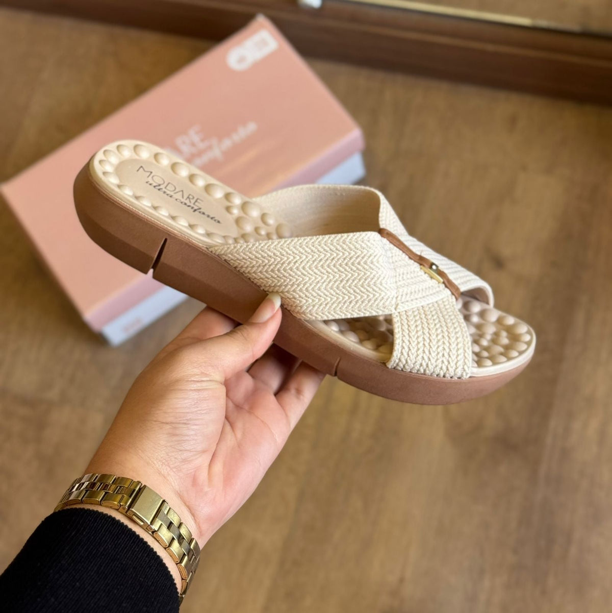 Sandália Modare em X 7142.101